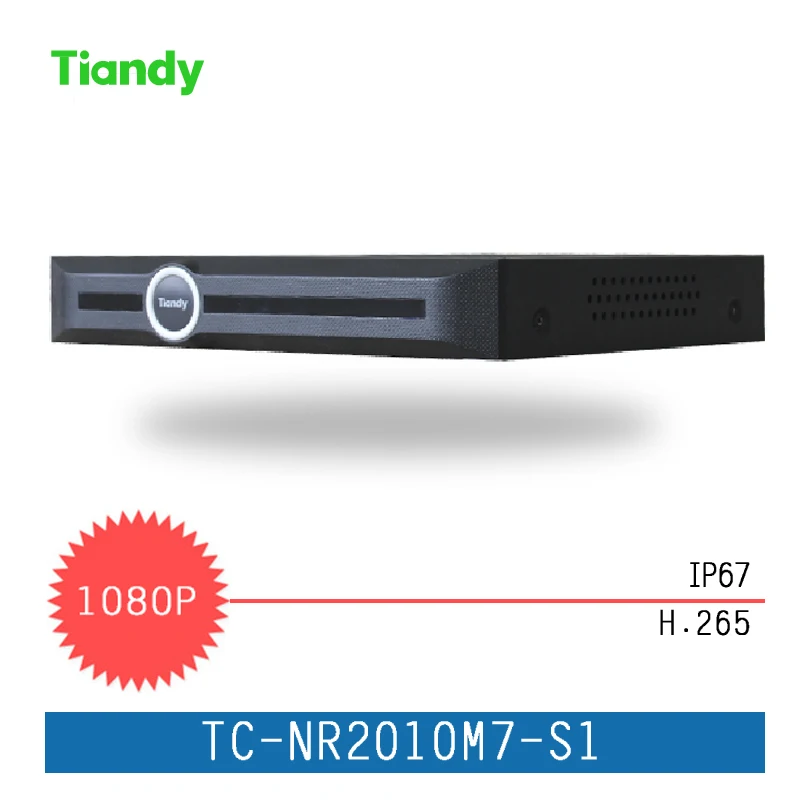 Tiandy 10ch H.264/H.265 NVR tc-nr2010m7-s1 1080 P Поддержка SD Гибридный доступа и 1 шт. HDMI VGA 4 т жесткий