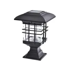 1 шт. солнечные столбы лампы садовые Ландшафтные огни Светодиодный IP65 водонепроницаемый освещение открытый парк декоративные огни