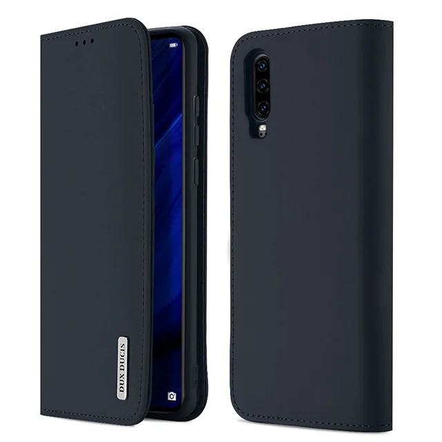 DUX DUCIS Чехол-бумажник из натуральной кожи для huawei P30 Pro Чехол P30 чехол с откидной крышкой на магните для huawei P30 Pro P 30 Чехлы для телефона Funda - Цвет: Blue