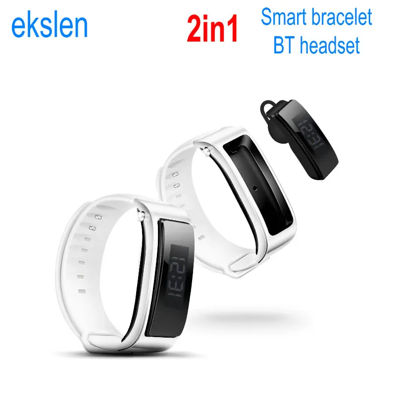 

ekslen FX-3 Talk Band Bluetooth Earphone Smart Bracelet Sport Wristband Bracelet Band Passometer Pedometer Hands-free Headset