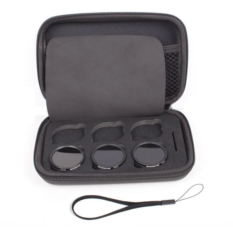 DJI Phantom 3 Phantom 4 Camera Lens Handle Filter Bag Protect MC UV ND4 ND8 ND16 CPL Light Filter