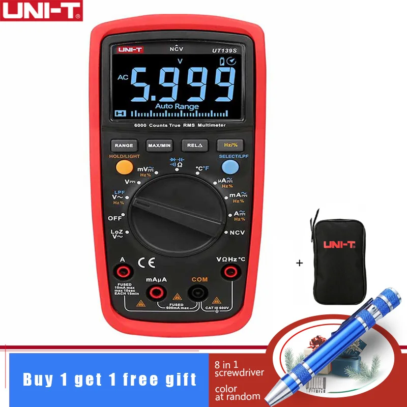 Buy UNI T UT139S 3 5/6 True RMS Digital Multimeter