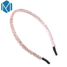 C M MISM женские хрустальные металлические резинки для волос свадебный головной убор для девочек розовое золото горный хрусталь аксессуары для волос тонкий обруч для волос