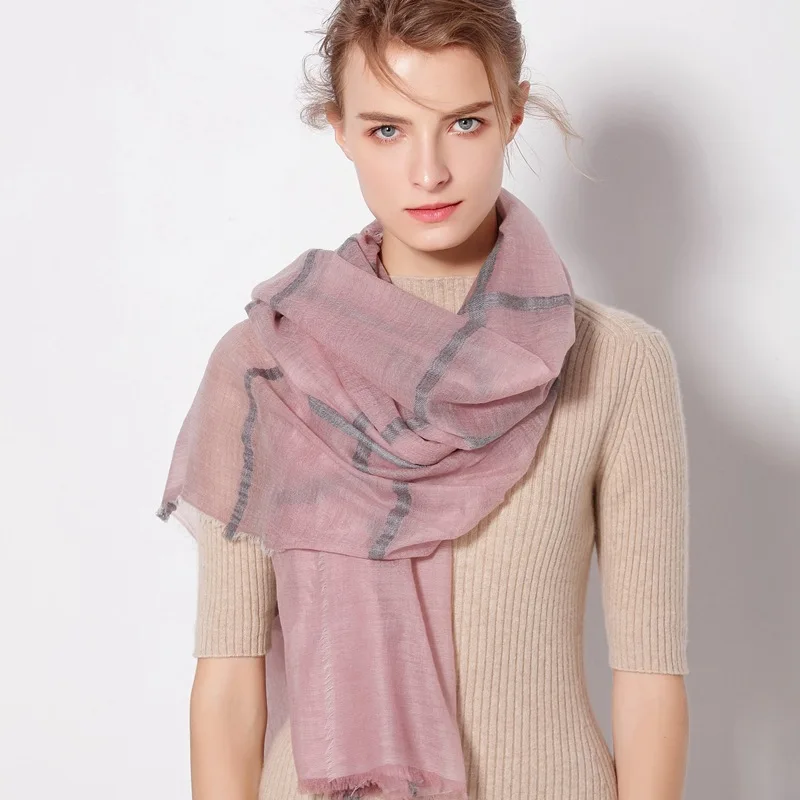 

Wool Pashmina Wool Scarf Warm Multi Colors Shawl Women Soft Scarves Cosywarmer