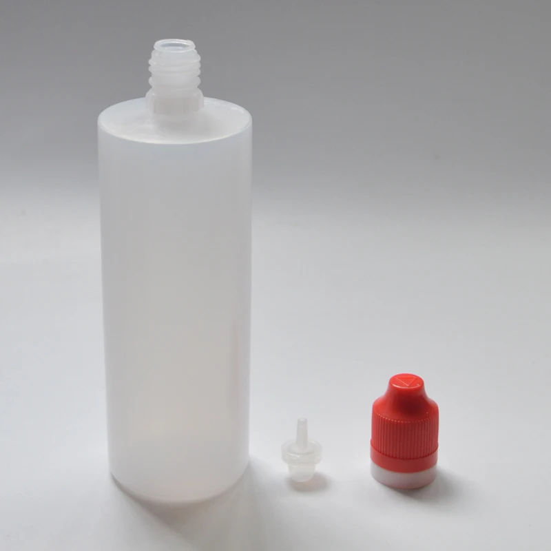 5pcs 120ml PE Empty Plastic Dropper Bottle with Tamper Evident