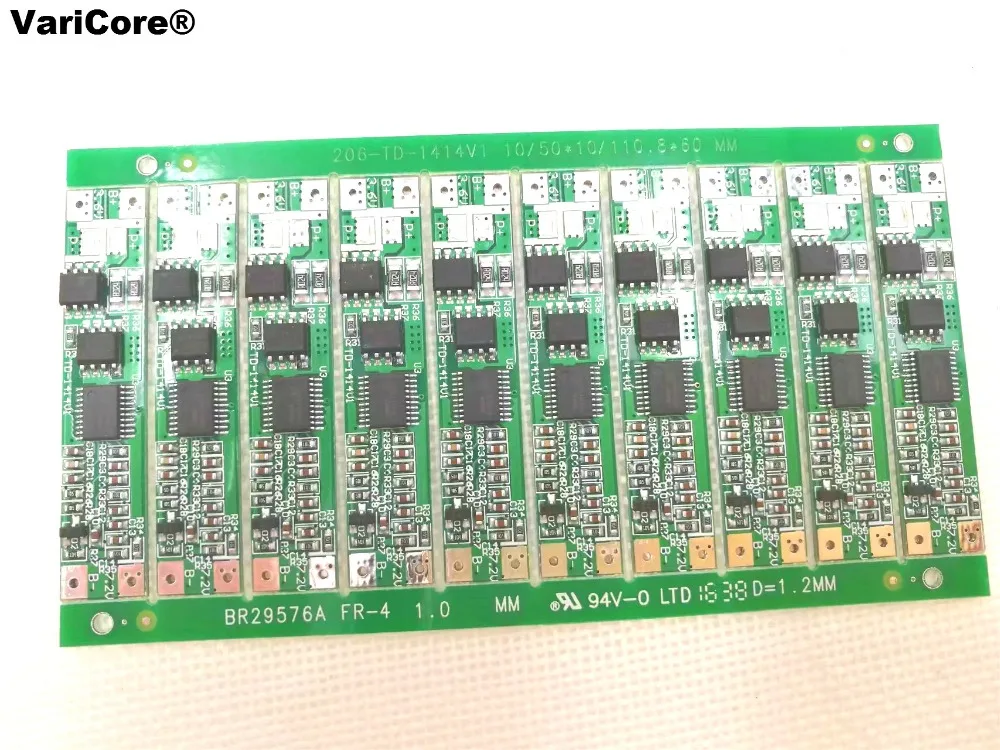 1 шт. 7,4 В 2 S полимерная литиевая плата защиты батареи 2 последовательная защита от короткого замыкания 18650 батареи Модуль заряда BMS PCM