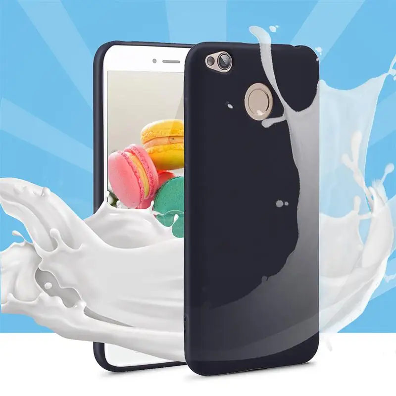 GrandEver Candy Color Soft Case For XiaoMi Red Mi 4X Silicone 5.0&quotinch Fitted Back Cover Xiaomi Redmi 4A | Мобильные телефоны и
