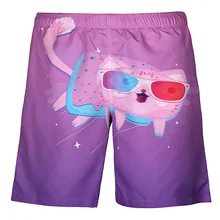 Летние удобные дышащие быстросохнущие мужские спортивные шорты для бега высокого качества с 3D-принтом