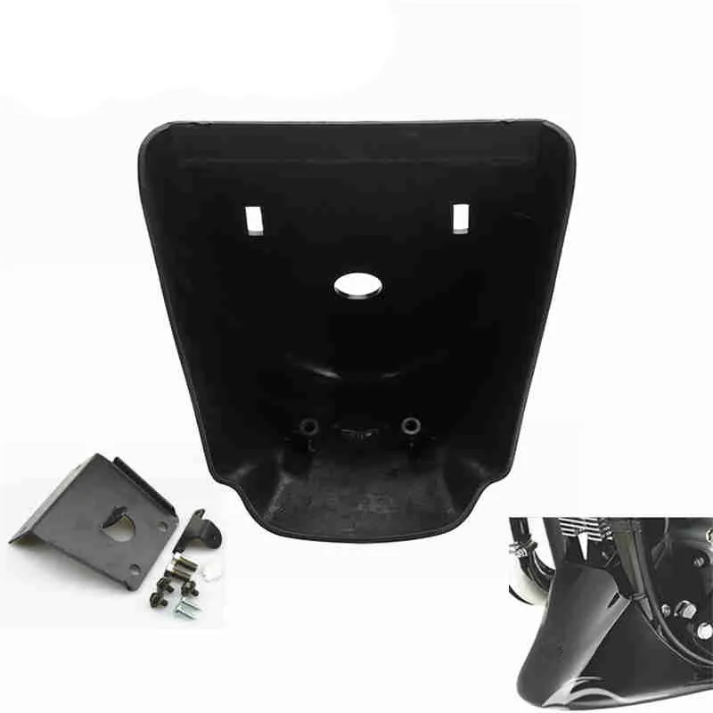 

Motorcycle Front Bottom Spoiler Mudguard Air Dam Chin Fairing for Harley XL Sportster 883 1200 Black
