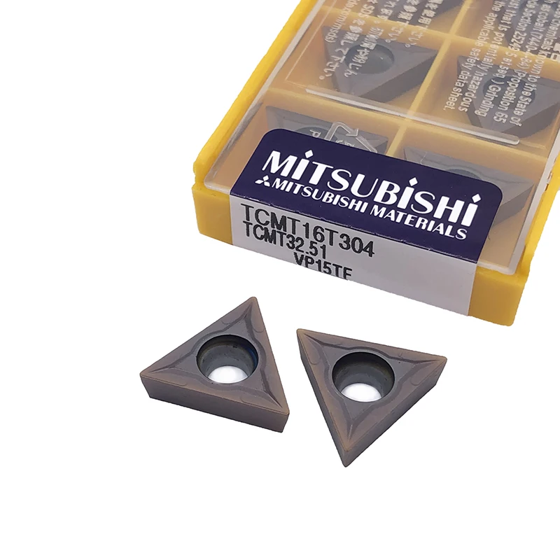 

TCMT16T304 VP15TF Carbide Inserts Internal Turning TCMT 16T304 lathe cutter turning tool Parting and grooving tool Parting off