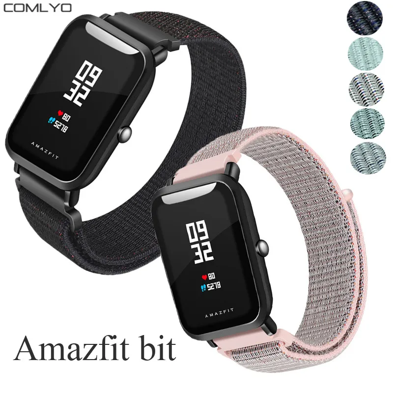 Нейлоновый Ремешок Для Xiaomi Huami AMAZFIT bip bit ремешок браслет часы аксессуары для galaxy Watch 42 мм ремешок шестерни спортивные полосы