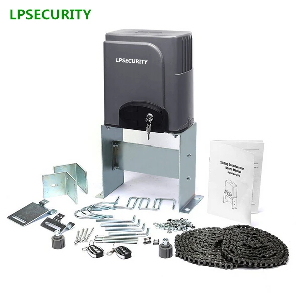 Lpsecure 600 кг цепной привод раздвижной ворот/электродвигатель 120 в 230 В с двумя