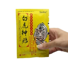 40 шт./лот Tiger Balm Китайский Медицинский Пластырь Артрит Облегчение Боли Штукатурка Медицинской Шею Мышцы Массаж Ортопедические Штукатурка лекарства китайские пластыри лечебные всех видов лечебные пластыри