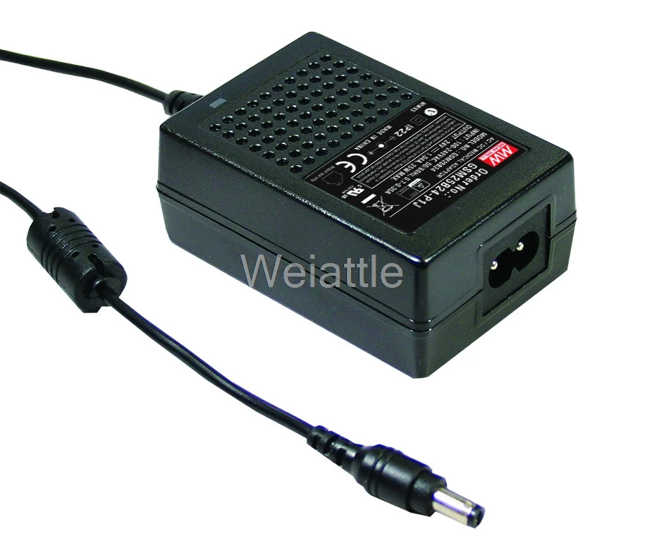 

MEAN WELL original GSM25B09-P1J 9V 2.77A meanwell GSM25B 9V 25W AC-DC High Reliability Medical Adaptor