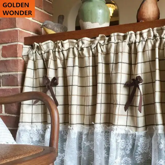 País americano Encaje cocina Cortinas corto puerta cortina cocina Cortinas café Plaid y Encaje algodón beige color en Cortinas de Hogar y Jardín ... País americano Encaje cocina Cortinas corto puerta cortina cocina Cortinas café Plaid y Encaje algodón beige color en Cortinas de Hogar y Jardín ...