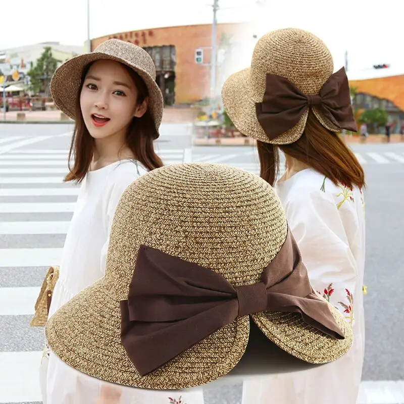 Летние шляпы для женщин, соломенная шляпа, пляжные шляпы для женщин, шляпы от солнца с широкими полями
