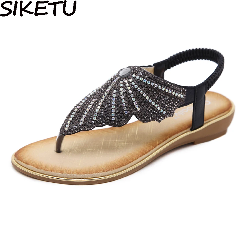 butterfly sandals flat