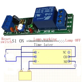 

Turn on then auto off Timer off switch relay DC 12V Delay timer Control Relay 10S 30S 1MIN 5MIN 10min 30min later off relay