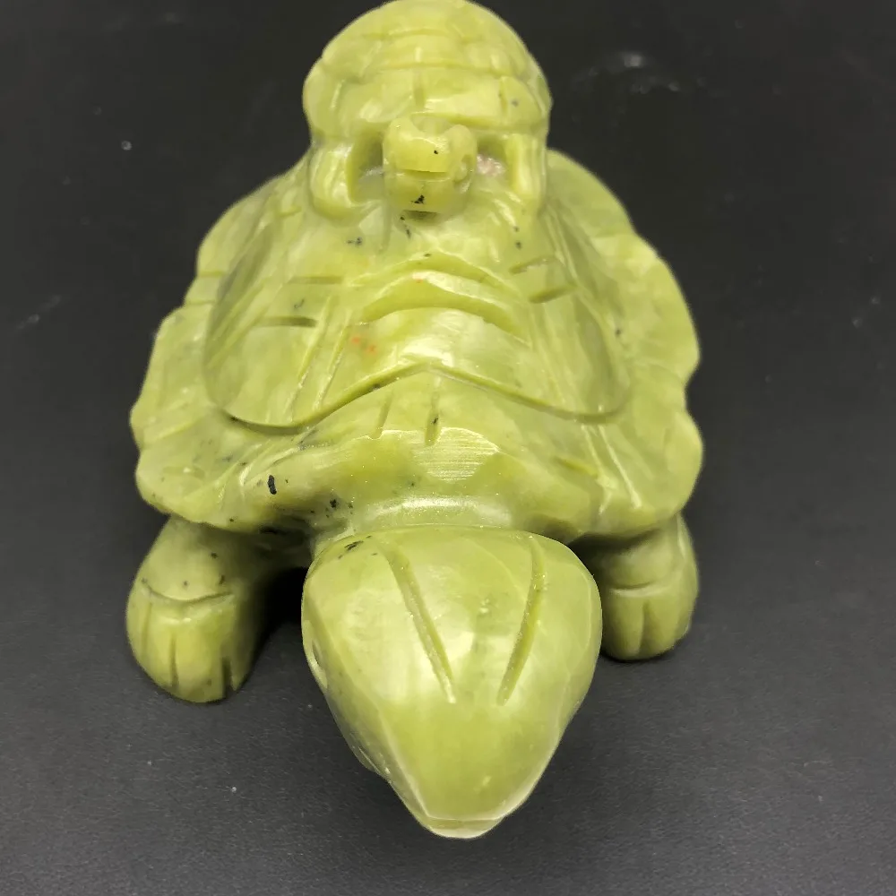 Jóia de cresstal Natural mostram jade черепаха сзади decorado cura de pedra entalhadas на Мау jóia de cresstal cura Energy gestica