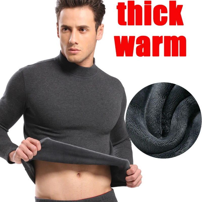 Kopen HOT KOOP 2018 nieuwe thermisch ondergoed heren lange onderbroek mannen Herfst winter shirt + broek sets warme dikke plus fluwelen size M XXXL