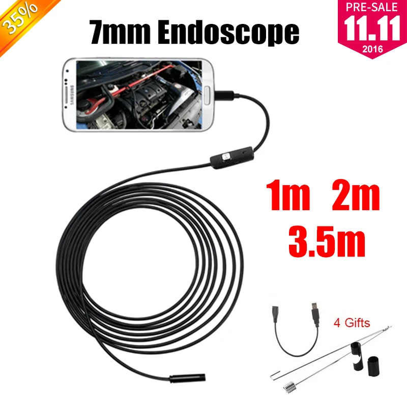 Купить antscope эндоскопа 7 мм мини-USB на андроид камера эндоскоп 1 м ...