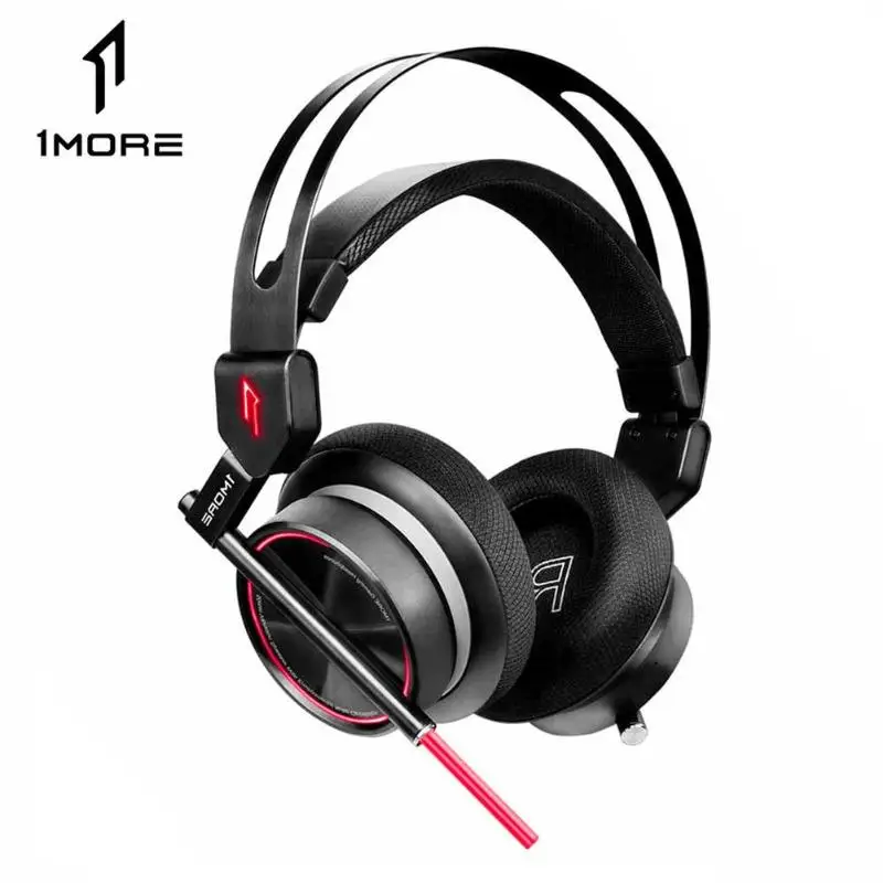 

1MORE H1005 USB Gaming Headset Spearhead VR E-Sports Headphones 7.1 Surround Sound Game LED Light Earphone for PC Computer Gamer