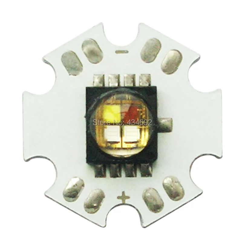 10 Вт Cree 20 мм Star PCB MC E RGBW RGB + белый высокомощный светодиодный светильник 370LM ~ 430LM для