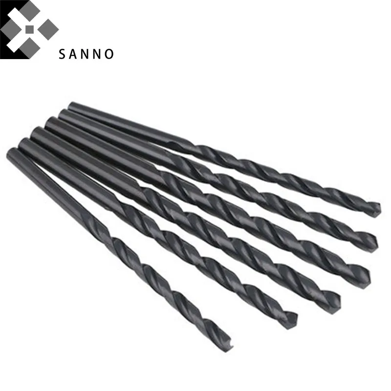 Long shank high speed steel drill bits D9.5mm D12mm HSS straight twist