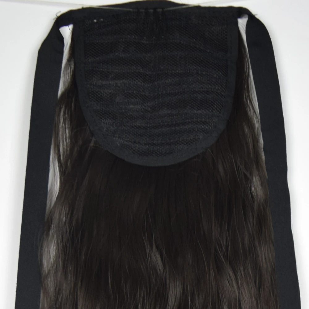 TOPREETY Heat Resistant B5 Synthetic Fiber 18" 45cm Kinky Straight Ribbon Ponytail 40 Colors Available