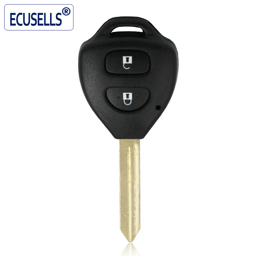 

New Replacement 2 Button Remote Key Shell Smart Key Case Fob Key Housing Cover TOY47 for Toyota Corolla