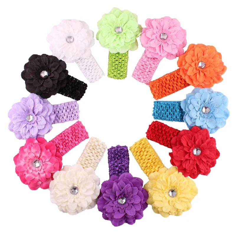 Solid Baby Girl Hairband Newborn Headwear Children Hair Accessories