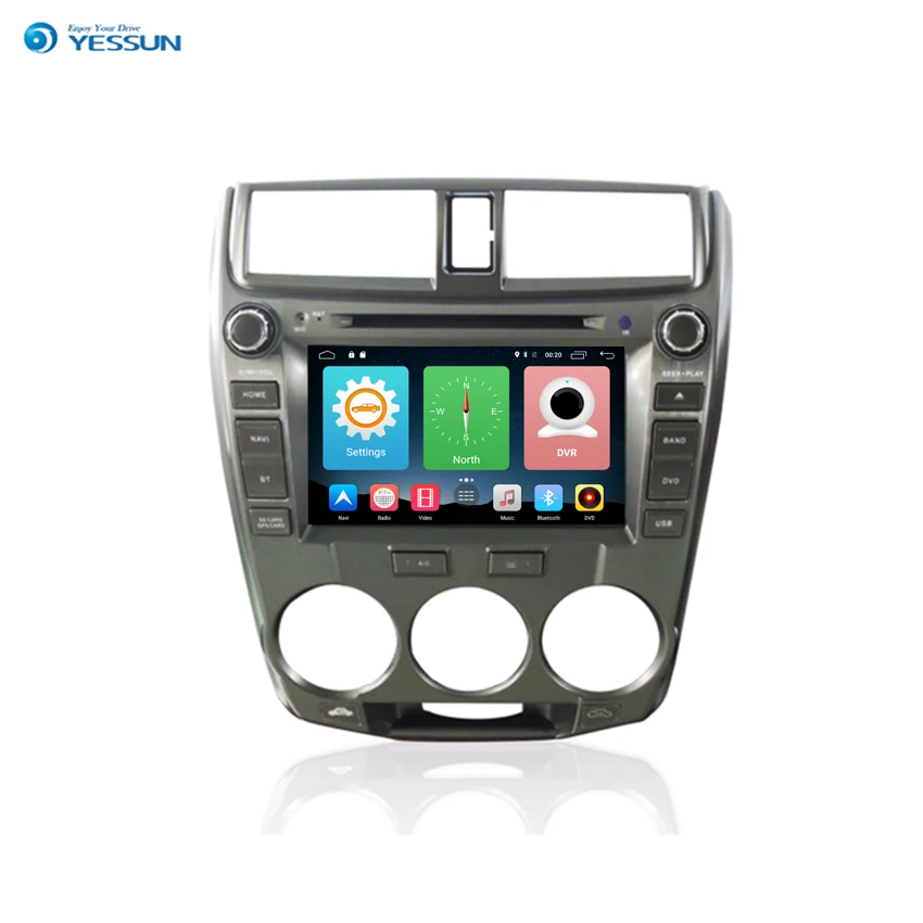 Excellent Yessun For Honda City 2008~2013 Android Car Navigation GPS Audio Video Radio Stereo Player Multimedia HD Touch Screen. 0 Excellent Yessun For Honda City 2008~2013 Android Car Navigation GPS Audio Video Radio Stereo Player Multimedia HD Touch Screen. 0
