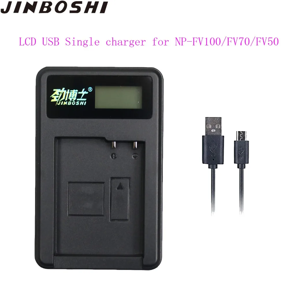 1 шт NPFV100 NPFV50 NPFV70 ЖК-дисплей USB Зарядное устройство для SONY NP-FV50 NP FV50 FP50 FH50 NP-FV100 NP FV100 NP-FV70 NP FV70 Зарядное устройство