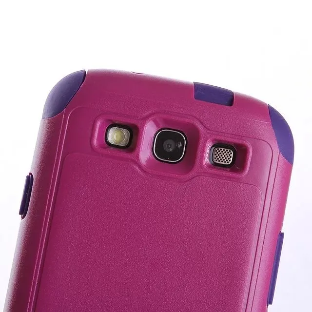 DHL 2 в 1 Гибридный ПК+ ТПУ чехол для Samsung Galaxy S3 i9300, пластиковый чехол для Galaxy SIII i9300 100 шт/партия
