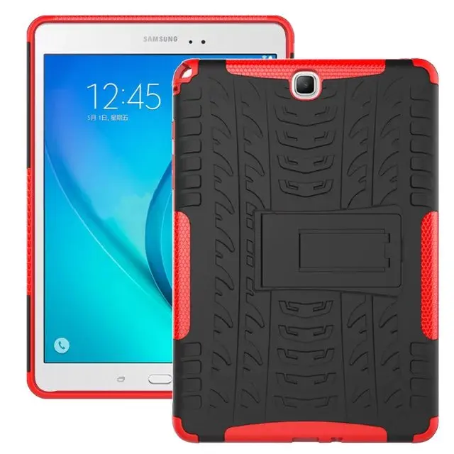 Чехол для Samsung Galaxy Tab 9,7 T550 T555 P550 P555 SM-T550 SM-T551 Броня ударозащищенные Нескользящие стоять ТПУ+ Планшетные ПК+ ручка