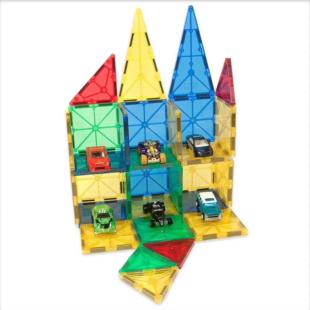 

VAVIS TOVEY Building Block Toys Magnetic Building Block Force Structure Assembling Plastic Toys Children Gift lepin train base