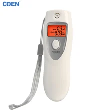CDEN Профессиональный цифровой алкотестер дыхания Алкотестер с ЖК-дисплеем с 5 мундштуками полицейский алкотестер