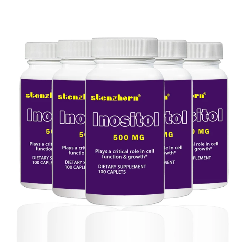 

5 bottles Inositol 500mg 100pcs Convenient source of Vitamin B8* Healthy skin* Promotes mental wellness*