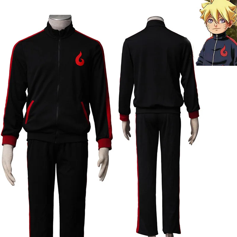 Аниме Наруто BORUTO UZUMAKI Косплей костюмы куртка пальто теплая толстовка на молнии