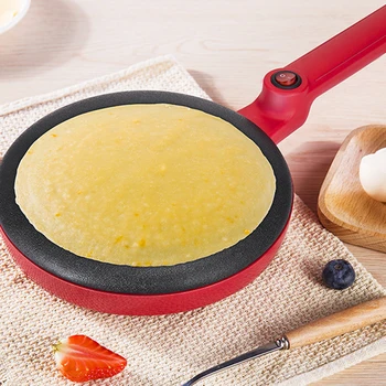 

Behogar Household Electric Crepe Maker Pizza Cake Pancake Machine Home Kitchen Cooking Tool Non-Stick Griddle Baking Pan EU Plug