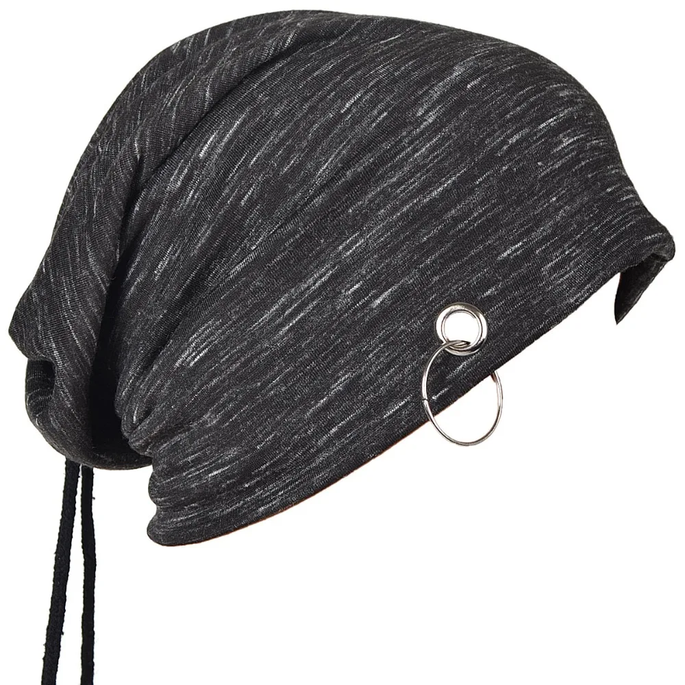 Mens Beanie Cap Skullcap Thin Summer Hat Cool Ring Hair Band Hat