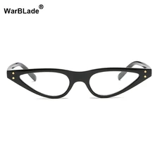 Женские винтажные очки, прозрачные линзы, оптическая мода, кошачий глаз, оправа, тонкий светильник, очки для чтения, Oculos de grau feminino WarBLade