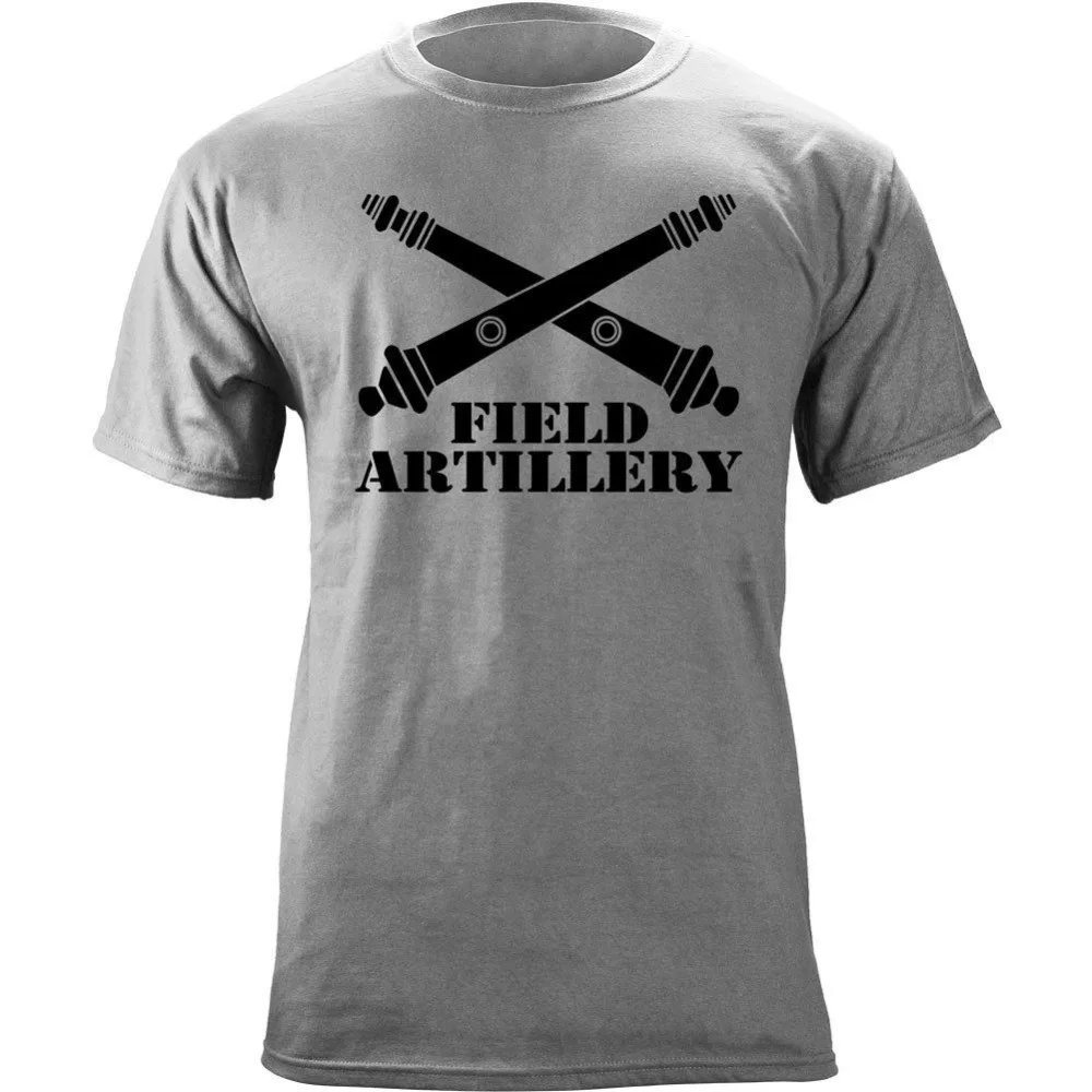 Tee Shirt Men s 2019 New Tee Shirts Printing Us Army Field Artillery 