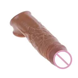 Увеличьте Мужские t презервативы для мужчин реалистичные многоразовые насадки на пенис расширитель рукав для мужчин удлинитель