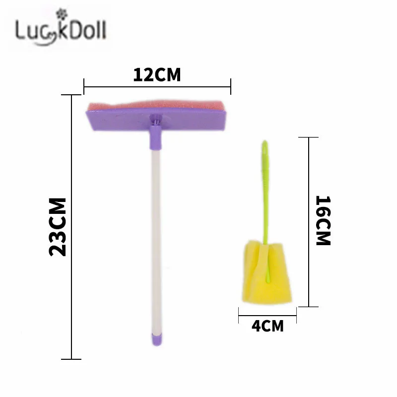 LUCKDOLL 14-Piece Чистящий Набор подходит 18 дюймов Американский 43 см детская кукла одежда аксессуары, игрушки для девочек, поколение, подарок на день рождения