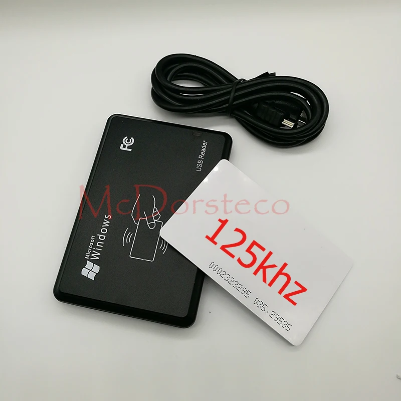 Считыватель USB Rifd 125 кГц считыватель ID для зачисления идентификационных карт