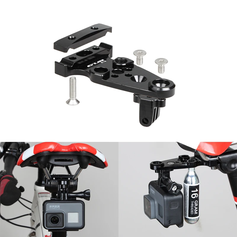 

GUB 619 Bike Bicycle Seatpost Camera Mount Holder Extra Adjustable Arm Tripods For Gopro Hero Xiaomi Yi With gas cylinder mount