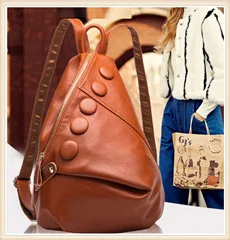 High-quality-Korean-Lichee-Pattern-backpack-female-travel-bag-fashion-vertical-design-back-pack-luxury-backpack