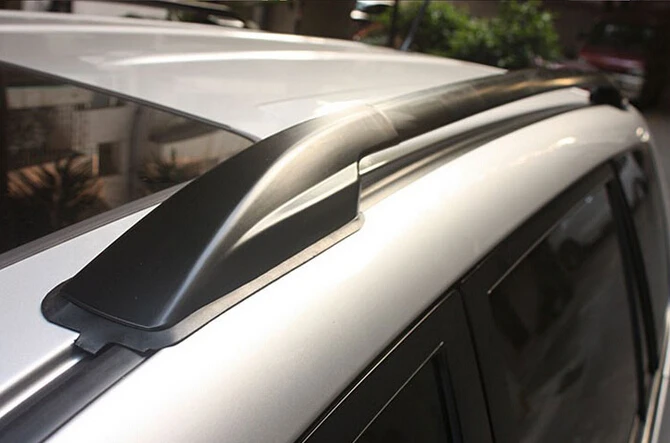 حار بيع أسود اللون سبائك الألومنيوم ل الأمتعة حامل سقفي الأمتعة السكك الحديدية ل 09 ~ 13 RAV4