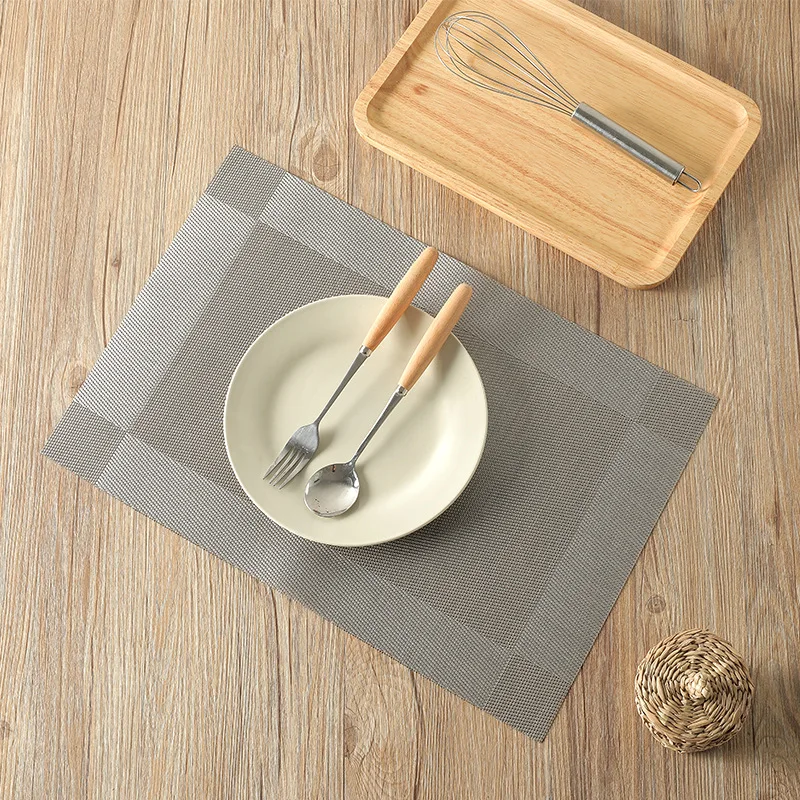 Lekoch 4 Pcs/lot Placemat fashion pvc dining table mat disc pads bowl